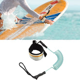 Surf Bodyboard Safety Hand Rope TPU Surfboard Paddle Towing Rope, The Length After Stretching: 1.6m, Safety Hand Rope(Clear Blue), Safety Hand Rope(Orange), Safety Hand Rope(Yellow), Safety Hand Rope(Black), Safety Hand Rope(Blue)