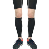 1 Pair Sports Breathable Compression Calf Sleeves Riding Running Protective Gear, Spec: M (Black), L (Black), XL (Black), M (White), L (White), XL (White), M (Fluorescent Green), L (Fluorescent Green), XL (Fluorescent Green), M (Red), L (Red), XL (Red)...