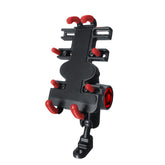 Motorcycle Metal Navigation Mobile Phone Bracket,Style:, Rearview Mirror Installation (Anti-theft), Rearview Mirror Installation (Hand Twist), Thin Tube Fixation (Anti-theft), Thin Tube Fixation (Hand Twist), Handle Installation (Anti-theft)