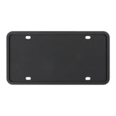 2 Sets Waterproof Rustproof Non-damaging Car Paint Silicone License Plate Frame, US Black, Black