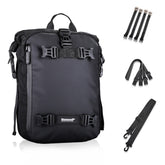 Rhinowalk Multi-Function Motorcycle Rear Seat Bag Combination Rear Shelf Pannier, Black 10L, Yellow 10L, Black 20L, Yellow 20L, Black 30L, Yellow 30L