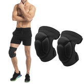 1pair HX-0211 Anti-Collision Sponge Knee Pads Volleyball Football Dance Roller Skating Protective Gear, Specification: L (Gray), M (Black), L (Black), M (Gray), L (Gray)