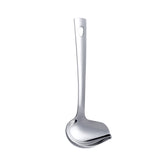 304 Stainless Steel Oil Spoon Thickened Soup Spoon Pouring Sauce Spoon, Soup Spoon (Silver), Soup Spoon (Magic Colorful), Soup Spoon (Golden), Soup Spoon (Rose Gold), Soup Spoon (Magic Red)