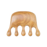Green Sandalwood Massage Comb, 8x6cm