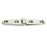 Four-Hole Stainless Steel Hinge 316 Flat Open Bearing Hinge, 103 x 27mm