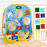 Children Folding Dinosaur Ocean Throwing Sandbags Tent Toy, Throwing Sandbags Tent Toy