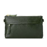 Ladies One-Shoulder Diagonal Mobile Phone Coin Purse, Ink, Lake Blue, Khaki, Jujube Red, Orange, Brown, Red, Navy Blue, Black