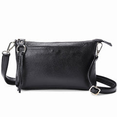 Ladies Large-Capacity Shoulder Bag Tassel All-Match Casual Messenger Bag, Red, Navy Blue, Black, Brown, Deep Purple, Rose Red, Light Purple, Royal Blue, Ink Green, Jujube Red, Light Brown