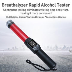 Cheetah No. 1 Alcohol Tester Blowing Baton Alcohol Tester With Flashlight Function,CN Plug, With Flashlight Function, CN Plug, With Flashlight Function, EU Plug