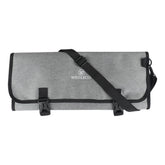 WESSLECO Chef Knife Tool Storage Bag Oxford Cloth Knife Bag, WESSLECO Gray