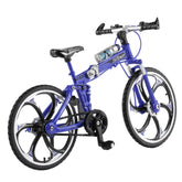 1:8 Scale Simulation Alloy Bicycle Model Mini Bicycle Toy Decoration, Folding-Blue, Folding-Red, Folding-Yellow, Mountain Bike-Red, Mountain Bike-Yellow, Race Bike-Red, Race Bike-Black, Race Bike-Yellow, Road Bike-Pink, Road Bike-Green, Road Bike-Blue
