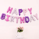 2 PCS 16 Inch Happy Birthday Letter Aluminum Film Balloon Birthday Party Decoration Specification: