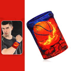Sports Fitness Elastic Wristbands Absorbing Sweat Playing Ball Riding Wiping Sweat Cold Wristbands, S
