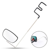 WEST BIKING Bicycle Riding Glasses Mini Rearview Mirror Multi-Angle Adjustable Flat Mirror, Helmet Mini Rearview Mirror