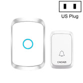 CACAZI A50 1 For 1 Wireless Music Doorbell without Battery, US Plug, EU Plug, UK Plug