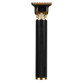 Hollow T-Shaped Steel Head Hair Trimmer USB Charging Carving Electric Hair Clipper, Steel Head (Black), Steel Head (Gold), Steel Head (Silver), Steel Head (Gradient)