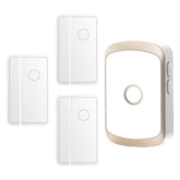 CACAZI 1 For 3 Split Type Door Opening Sensor Reminder Smart Wireless Doorbell Alarm, US Plug, EU Plug, UK Plug