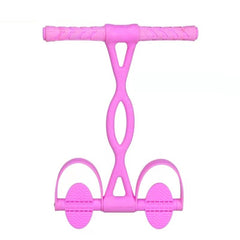 Home Fitness Pedal Tensioner Sit-Up Aid Multifunctional Elastic Rope, Specification:, Little Waist Crystal (Pink), Little Waist Crystal (Blue), Little Waist Crystal (Purple), Enhanced Crystal (Pink), Enhanced Crystal (Blue), Enhanced Crystal (Purple)