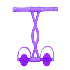 Home Fitness Pedal Tensioner Sit-Up Aid Multifunctional Elastic Rope, Specification:, Little Waist Crystal (Pink), Little Waist Crystal (Blue), Little Waist Crystal (Purple), Enhanced Crystal (Pink), Enhanced Crystal (Blue), Enhanced Crystal (Purple)