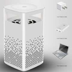 Household Mute Inhalation Photocatalyst USB Physical Mosquito Killer, Small A- Black, 365-White, Small Q-Black, Small Q-White