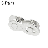 3 Pairs 6/7/8 Speed (Silver) ZH405 Mountain Road Bicycle Chain Magic Buckle Chain Quick Release Buckle, 3 Pairs 6/7/8 Speed (Silver), 3 Pairs 9 Speed (Silver), 3 Pairs 10 Speed (Silver), 3 Pairs 11 Speed (Silver), 3 Pairs 12 Speed (Silver)