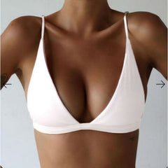 Summer Sexy Bikinis Women Swimsuit High Waisted Bathing Suits Swim Halter Push Up Bikini Padded Bra Bralette Swimwear, M, L, S, XL