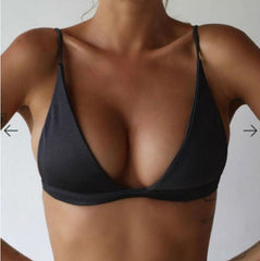 Summer Sexy Bikinis Women Swimsuit High Waisted Bathing Suits Swim Halter Push Up Bikini Padded Bra Bralette Swimwear, M, L, S, XL