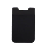 Stretch Lycra Mobile Phone Back Sticker Card Holder Phone Back Wallet Bus Bank Card Holder, Black, Red, Pink, Green, Rose Red, White, Deep Blue, Water Blue, Purple, Brown, Dark Blue, Dark Gray, Gold, Gray