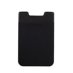Stretch Lycra Mobile Phone Back Sticker Card Holder Phone Back Wallet Bus Bank Card Holder, Black, Red, Pink, Green, Rose Red, White, Deep Blue, Water Blue, Purple, Brown, Dark Blue, Dark Gray, Gold, Gray
