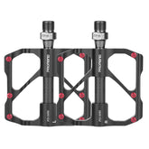 1 Pair PROMEND Bicycle Road Bike Mountain Bike 3 Palin Carbon Fiber Bearing Pedal, PD-M86C, PD-R87C
