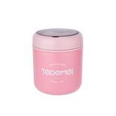 Portable Thermal Insulation Sealed Soup Cup With Lid Breakfast Lunch Box For Office Workers, Pink, Blue, Green