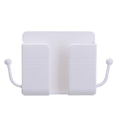 10 PCS Wall-Mounted Remote Control Storage Box Bedside Mobile Phone Charging Stand, 10 PCS White, 10 PCS Yellow, 10 PCS Green, 10 PCS Blue, 10 PCS Pink