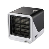 MG -191 Mini Air Cooler Home Dormitory Office Air Conditioning Fan Portable Small Desktop USB Fan, Classic Black, Sky Blue