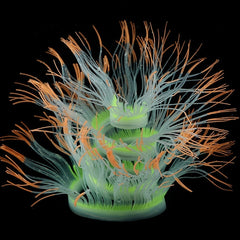 Aquarium Fish Tank Landscaping Decoration Silica Gel Simulation Software Coral Fluorescent Anemone, Size:, 50cm, 75cm