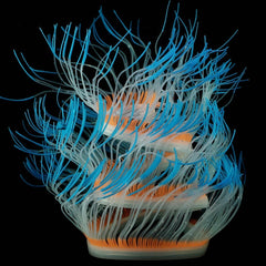 Aquarium Fish Tank Landscaping Decoration Silica Gel Simulation Software Coral Fluorescent Anemone, Size:, 100cm