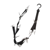 Rotary Hook Wardrobe Cap Clip-Hanging Rope Bedroom Home Storage Clothes Door Back Rogue, Clothes Door Back Hook