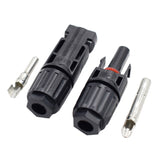 10 Sets MC4 Solar Photovoltaic Connector Waterproof Flame-Retardant Socket, MC4