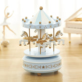 Sky City Carousel Clockwork Music Box Couples Birthday Gift, K0131 Star Blue, K0132 Star Pink, K0111 Star Red, K0121 Flowers Grass Red, K0112 Flowers Grass Rose, K0233 Dot Red, K0232 Dot Blue + Pink, K0231 Dot Blue, K0321 Red White