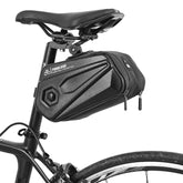 WEST BIKING Large Capacity 2.6L Bicycle Tail Bag Hard Shell Saddle Bag Adjustable Bracket Seat Cushion Tail Bag, WEST BIKING 2.6L Saddle Bag