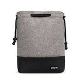 Baona Waterproof Micro SLR Camera Bag Protective Cover Drawstring Pouch Bag, Small Gray, Medium Gray, Large Gray