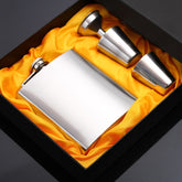 Portable Stainless Steel Hip Flask Set With Wine Glass Funnel, 7OZ Yellow Grunge, 7OZ Gray Grunge, 7OZ Jack Yellow Grunge, 7OZ Jack Gray Grunge, 7OZ Jack Black Core