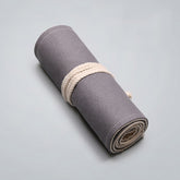 12 Holes Handmade Gray Canvula Pen Curtain Large Capacity Roller Pen Bag Color Lead Sketch Stationery Bag, 12 Holes, 24 Holes, 36 Holes, 48 Holes, 72 Holes
