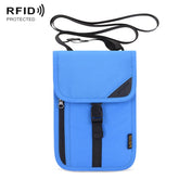 1062 Travel Passport Bag RFID Multi-Function Document Holder Hanging Neck Ticket Protective Case, 1062 Blue, 1062 Purple, 1062 Black, 1062 Light Grey, 1062 Gray, 1062 Rose Red