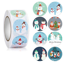 Christmas Gift Sticker Decoration Label Sealing Sticker, HA048, HA049, HA050, HA051, HA052, HA131, HA132, HA133, HA134