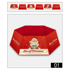 Decoration Christmas Tree Dress Christmas Tree Border Decoration, 001, 002, 003, 004, 005, 006