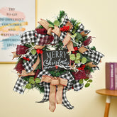 Christmas Decorations Cane Wreath Garland Door Hanger, 25cm, 38cm, 50cm