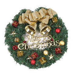 Christmas Decoration Wreath Garland Rattan Door Hanging, Red Flower, Double Clock, Chain, Gold, Double Bell Gift Pack, Poetry and Distant, Big Branch, Old Man, Big Branch, Snowman, Bulls, Swan, Lemon, Cotton