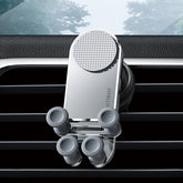 Oatsbasf Car Gravity Metal Bracket Scalable and Stable Mobile Phone Bracket Folding Screen Mobile Phone Exclusive Car Bracket, Folding Screen Outlet Silver, Folding Screen Paste Black, Folding Screen Outlet Black