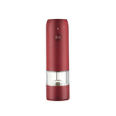 BY800 Electric Black Pepper Grinder Charge-Type Pepper Sea Salt Seasoning Grinder, Black, White, Agate Red, Emerald