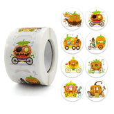 Halloween Pumpkin Car Sticker Holiday Gift Craft Decoration Sticker, 3.8cm / 1.5 Inch